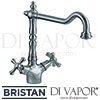 Bristan Colonial Sink Mixer Brushed Nickel Tap Spare Parts